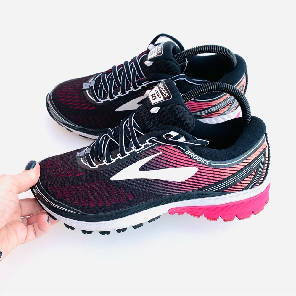 Brooks Shoes |  Brooks Ghost Running Shoe Black - Picture 2 of 9
